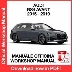 Workshop Manual Audi RS4 Avant (2015-2019)