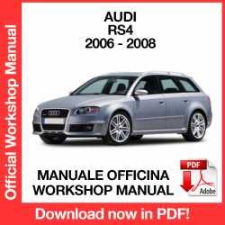 Workshop Manual Audi RS4 B7 (2006-2008)