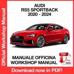 Workshop Manual Audi RS5 Sportback (2020-2024)