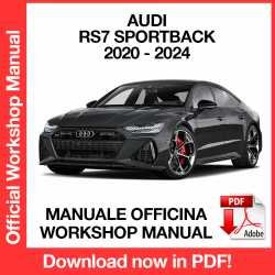 Workshop Manual Audi RS7 Sportback (2020-2024)