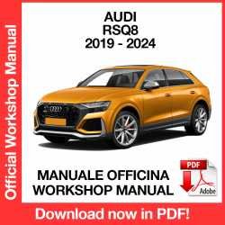 Workshop Manual Audi RSQ8 (2019-2024)