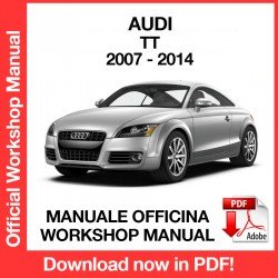 WORKSHOP MANUAL AUDI TT (2007-2014)
