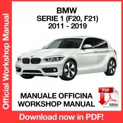 WORKSHOP MANUAL BMW 1 SERIES F20  (2011-2019)