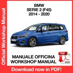 WORKSHOP MANUAL BMW 2 SERIES F45 216d (2014-2020)
