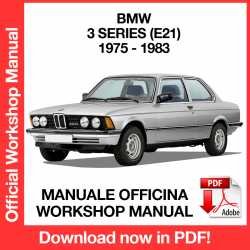 Workshop Manual BMW 3 Series E21 (1975-1983)