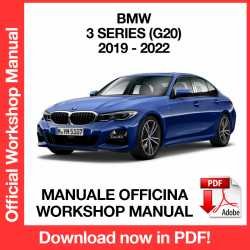 Workshop Manual BMW 3 Series G20 (2019-2022)