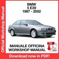 Workshop Manual BMW 5 Series E39 (1997-2002)
