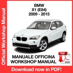 WORKSHOP MANUAL BMW X1 E84 (2009-2015)