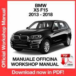 Workshop Manual BMW X5 F15 (2013-2018)