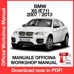 WORKSHOP MANUAL BMW X6 E71 (2007-2013)