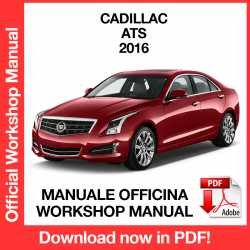 Workshop Manual Cadillac ATS (2016)