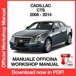 Workshop Manual Cadillac CTS (2008 - 2014)