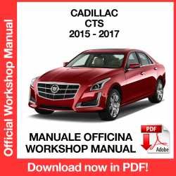 Workshop Manual Cadillac CTS (2014-2017)