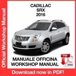 Workshop Manual Cadillac SRX (2016)