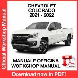 Workshop Manual Chevrolet Colorado (2021-2022)