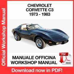 Workshop Manual Chevrolet Corvette C3 (1967-1983)