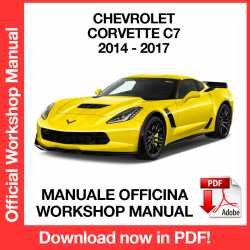 Workshop Manual Chevrolet Corvette C7 (2014-2017)
