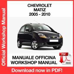 Workshop Manual Chevrolet Matiz (2005-2010)