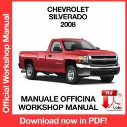 Workshop Manual Chevrolet Silverado (2008)
