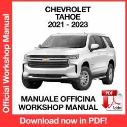Workshop Manual Chevrolet Tahoe (2021-2023)