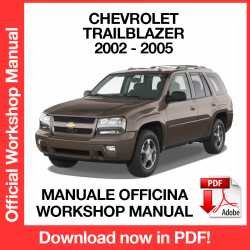 Workshop Manual Chevrolet Trailblazer (2002-2005)