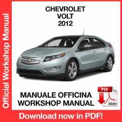 Workshop Manual Chevrolet Volt (2012)