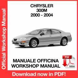 Workshop Manual Chrysler 300M (2000-2004)