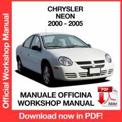 Workshop Manual Chrysler Neon (2000-2005)