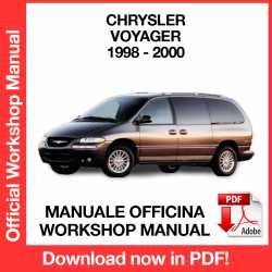 Workshop Manual Chrysler Voyager (1998-2000)