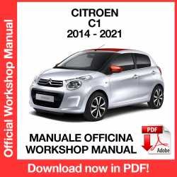 Workshop Manual Citroen C1 (2014-2021)