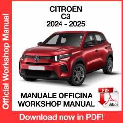Workshop Manual Citroen C3 (2024-2025)