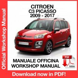 WORKSHOP MANUAL CITROEN C3 PICASSO (2009-2017)