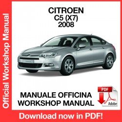 WORKSHOP MANUAL CITROEN C5 X7 (2008)