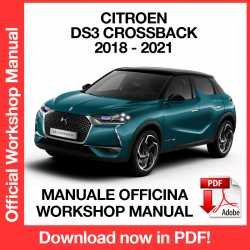 Workshop Manual Citroen DS3 Crossback E-Tense (2018-2021)