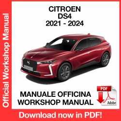 Workshop Manual Citroen DS4 (2021-2024)