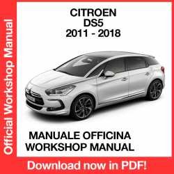 Workshop Manual Citroen DS5 (2011-2018)