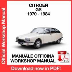 Workshop Manual Citroen GS GSA (1970-1984)