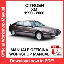 WORKSHOP MANUAL CITROEN XM (1990-2000)