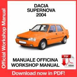 Workshop Manual Dacia Supernova (2004)
