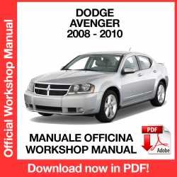 Workshop Manual Dodge Avenger (2008-2010)