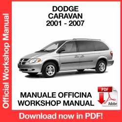 Workshop Manual Dodge Caravan (2001-2007)