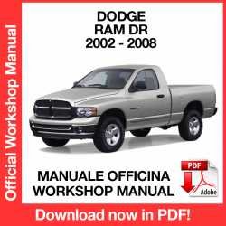 Workshop Manual Dodge Ram 1500 DR (2002-2008)