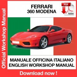 WORKSHOP MANUAL FERRARI 360 MODENA (1999-2005)