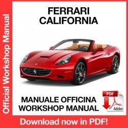WORKSHOP MANUAL FERRARI CALIFORNIA (2008-2014)