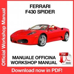 WORKSHOP MANUAL FERRARI F430 SPIDER (2004-2009)