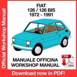 Workshop Manual Fiat 126 (1972-1991)