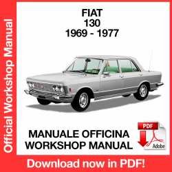 Workshop Manual Fiat 130 (1969-1977)