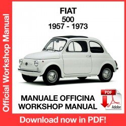 WORKSHOP MANUAL FIAT 500 (1957-1973)