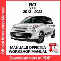 Workshop Manual Fiat 500L (2012-2022)