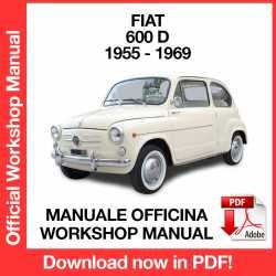Workshop Manual Fiat 600 D (1955-1969)